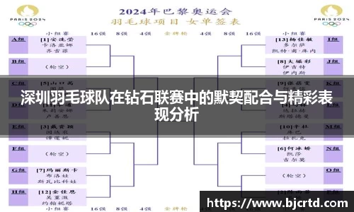 深圳羽毛球队在钻石联赛中的默契配合与精彩表现分析
