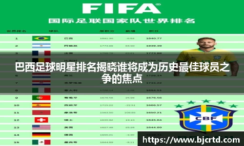 巴西足球明星排名揭晓谁将成为历史最佳球员之争的焦点
