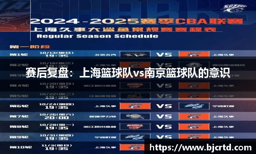 赛后复盘：上海篮球队vs南京篮球队的意识
